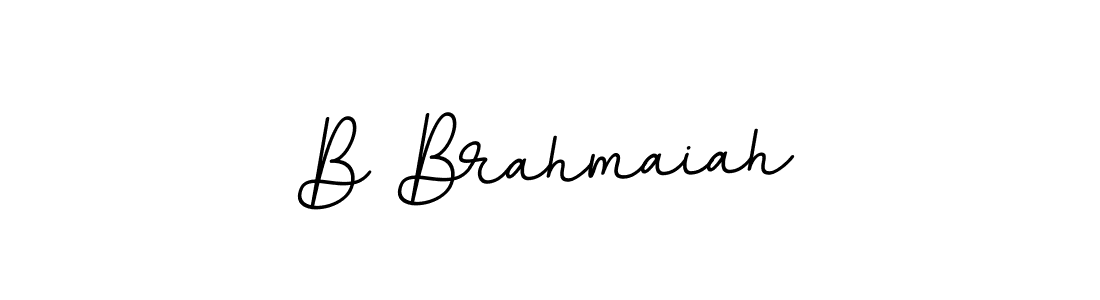 The best way (BallpointsItalic-DORy9) to make a short signature is to pick only two or three words in your name. The name B Brahmaiah include a total of six letters. For converting this name. B Brahmaiah signature style 11 images and pictures png