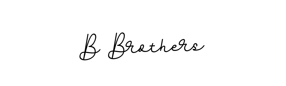 Also You can easily find your signature by using the search form. We will create B Brothers name handwritten signature images for you free of cost using BallpointsItalic-DORy9 sign style. B Brothers signature style 11 images and pictures png