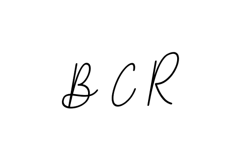 How to make B C R signature? BallpointsItalic-DORy9 is a professional autograph style. Create handwritten signature for B C R name. B C R signature style 11 images and pictures png