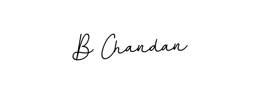 You should practise on your own different ways (BallpointsItalic-DORy9) to write your name (B Chandan) in signature. don't let someone else do it for you. B Chandan signature style 11 images and pictures png