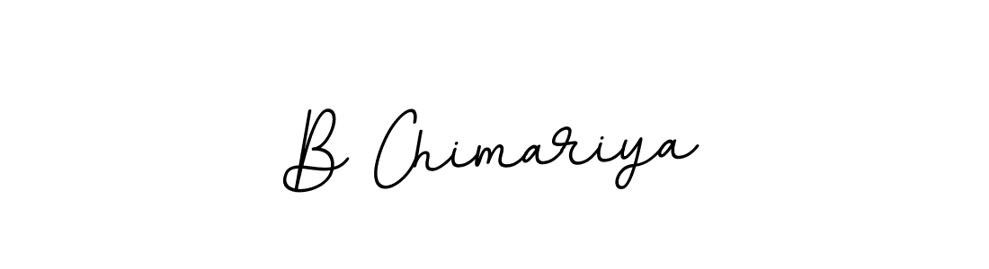 How to make B Chimariya signature? BallpointsItalic-DORy9 is a professional autograph style. Create handwritten signature for B Chimariya name. B Chimariya signature style 11 images and pictures png