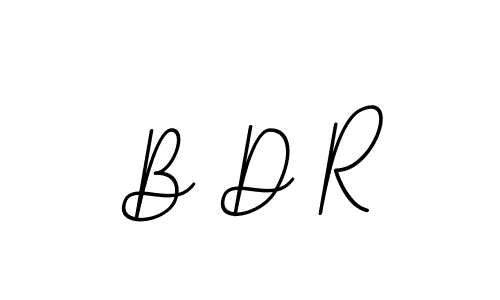 Create a beautiful signature design for name B D R. With this signature (BallpointsItalic-DORy9) fonts, you can make a handwritten signature for free. B D R signature style 11 images and pictures png