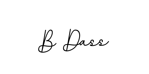 Design your own signature with our free online signature maker. With this signature software, you can create a handwritten (BallpointsItalic-DORy9) signature for name B Dass. B Dass signature style 11 images and pictures png