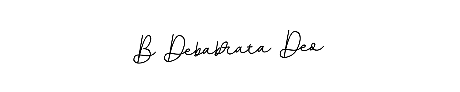 BallpointsItalic-DORy9 is a professional signature style that is perfect for those who want to add a touch of class to their signature. It is also a great choice for those who want to make their signature more unique. Get B Debabrata Deo name to fancy signature for free. B Debabrata Deo signature style 11 images and pictures png