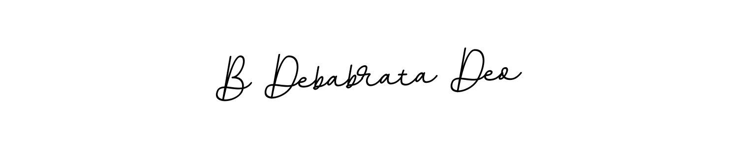B Debabrata Deo stylish signature style. Best Handwritten Sign (BallpointsItalic-DORy9) for my name. Handwritten Signature Collection Ideas for my name B Debabrata Deo. B Debabrata Deo signature style 11 images and pictures png