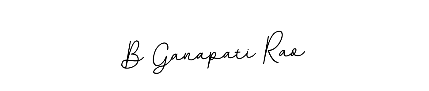You can use this online signature creator to create a handwritten signature for the name B Ganapati Rao. This is the best online autograph maker. B Ganapati Rao signature style 11 images and pictures png