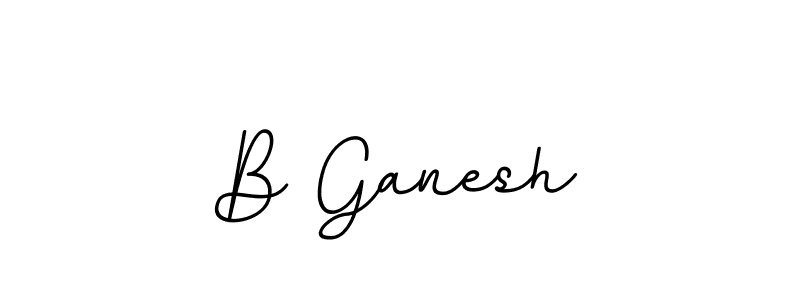 Create a beautiful signature design for name B Ganesh. With this signature (BallpointsItalic-DORy9) fonts, you can make a handwritten signature for free. B Ganesh signature style 11 images and pictures png