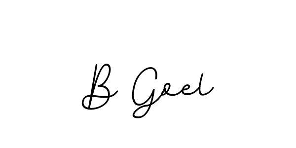 How to make B Goel signature? BallpointsItalic-DORy9 is a professional autograph style. Create handwritten signature for B Goel name. B Goel signature style 11 images and pictures png