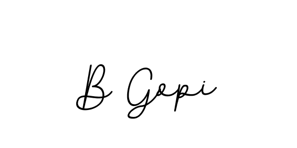 Make a beautiful signature design for name B Gopi. With this signature (BallpointsItalic-DORy9) style, you can create a handwritten signature for free. B Gopi signature style 11 images and pictures png