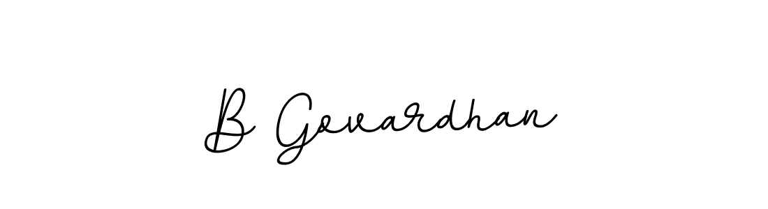 How to make B Govardhan signature? BallpointsItalic-DORy9 is a professional autograph style. Create handwritten signature for B Govardhan name. B Govardhan signature style 11 images and pictures png