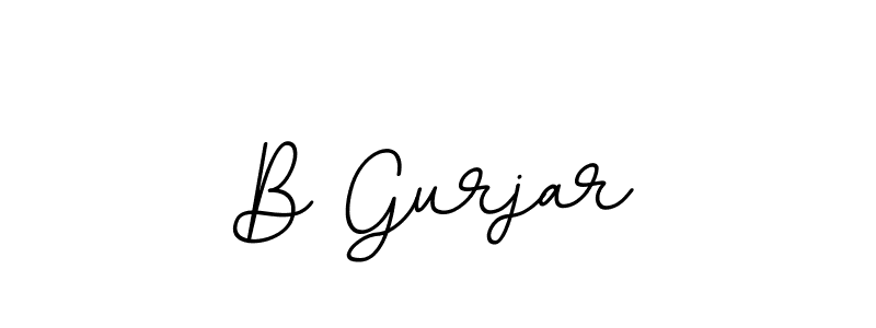 BallpointsItalic-DORy9 is a professional signature style that is perfect for those who want to add a touch of class to their signature. It is also a great choice for those who want to make their signature more unique. Get B Gurjar name to fancy signature for free. B Gurjar signature style 11 images and pictures png