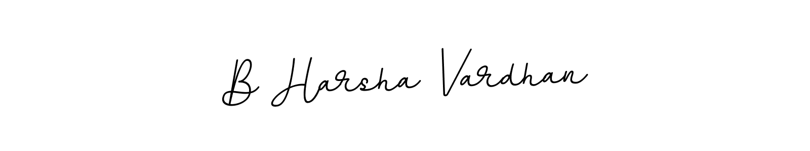 Design your own signature with our free online signature maker. With this signature software, you can create a handwritten (BallpointsItalic-DORy9) signature for name B Harsha Vardhan. B Harsha Vardhan signature style 11 images and pictures png