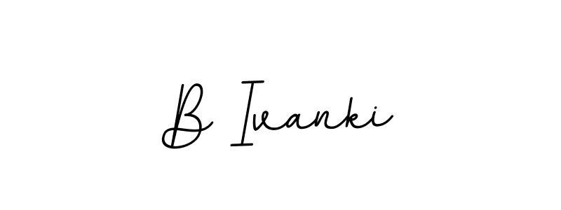 How to Draw B Ivanki signature style? BallpointsItalic-DORy9 is a latest design signature styles for name B Ivanki. B Ivanki signature style 11 images and pictures png