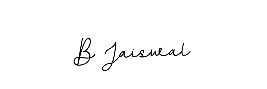 if you are searching for the best signature style for your name B Jaiswal. so please give up your signature search. here we have designed multiple signature styles  using BallpointsItalic-DORy9. B Jaiswal signature style 11 images and pictures png