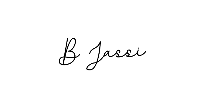 Use a signature maker to create a handwritten signature online. With this signature software, you can design (BallpointsItalic-DORy9) your own signature for name B Jassi. B Jassi signature style 11 images and pictures png