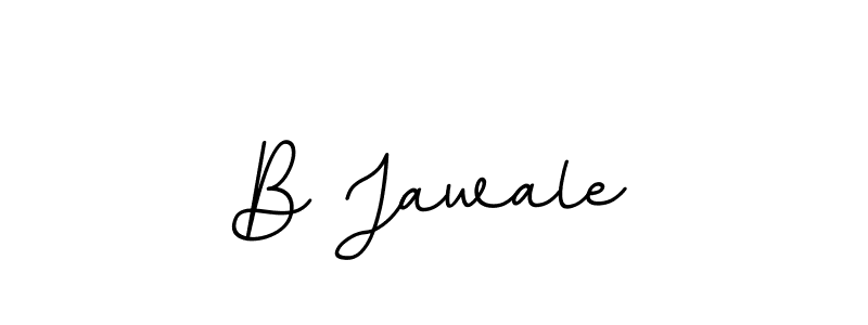 You should practise on your own different ways (BallpointsItalic-DORy9) to write your name (B Jawale) in signature. don't let someone else do it for you. B Jawale signature style 11 images and pictures png