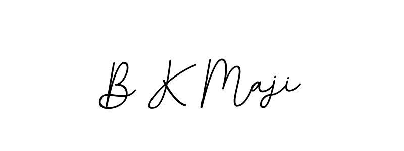 How to make B K Maji signature? BallpointsItalic-DORy9 is a professional autograph style. Create handwritten signature for B K Maji name. B K Maji signature style 11 images and pictures png