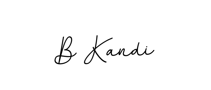 You should practise on your own different ways (BallpointsItalic-DORy9) to write your name (B Kandi) in signature. don't let someone else do it for you. B Kandi signature style 11 images and pictures png