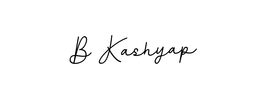 How to make B Kashyap name signature. Use BallpointsItalic-DORy9 style for creating short signs online. This is the latest handwritten sign. B Kashyap signature style 11 images and pictures png