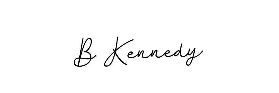 The best way (BallpointsItalic-DORy9) to make a short signature is to pick only two or three words in your name. The name B Kennedy include a total of six letters. For converting this name. B Kennedy signature style 11 images and pictures png