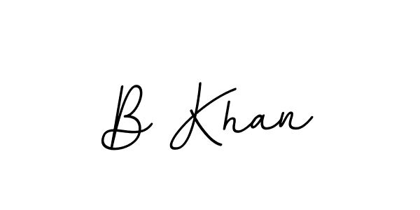 This is the best signature style for the B Khan name. Also you like these signature font (BallpointsItalic-DORy9). Mix name signature. B Khan signature style 11 images and pictures png