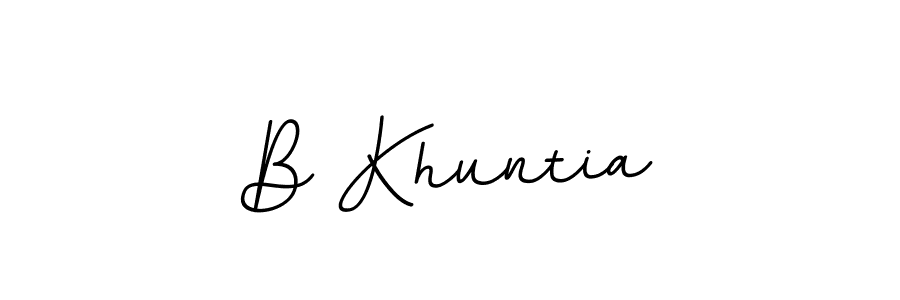 How to Draw B Khuntia signature style? BallpointsItalic-DORy9 is a latest design signature styles for name B Khuntia. B Khuntia signature style 11 images and pictures png