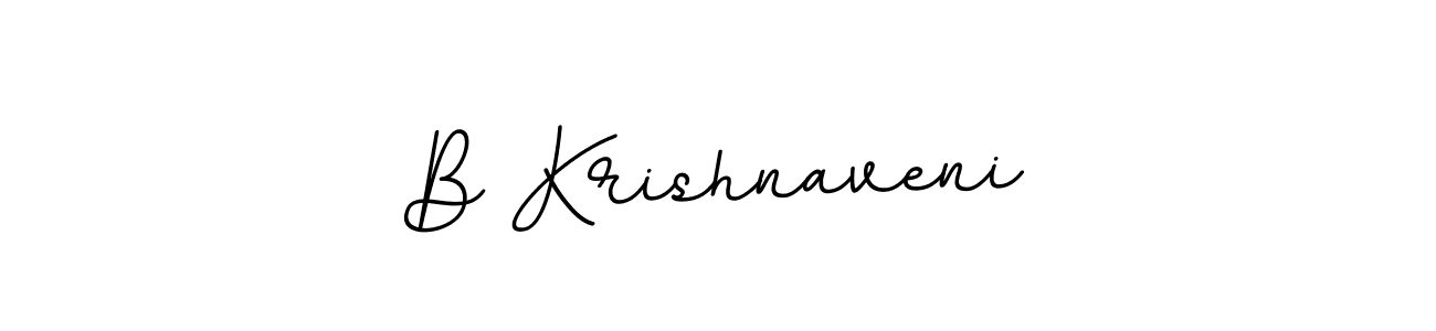 B Krishnaveni stylish signature style. Best Handwritten Sign (BallpointsItalic-DORy9) for my name. Handwritten Signature Collection Ideas for my name B Krishnaveni. B Krishnaveni signature style 11 images and pictures png