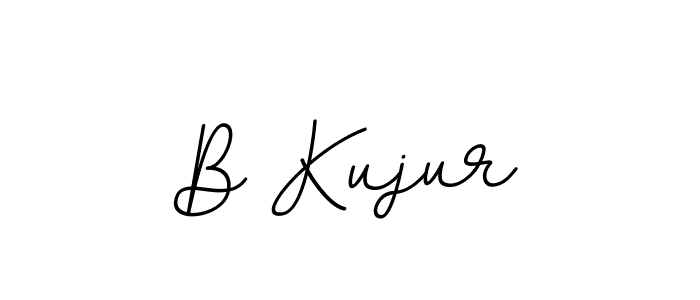 Create a beautiful signature design for name B Kujur. With this signature (BallpointsItalic-DORy9) fonts, you can make a handwritten signature for free. B Kujur signature style 11 images and pictures png