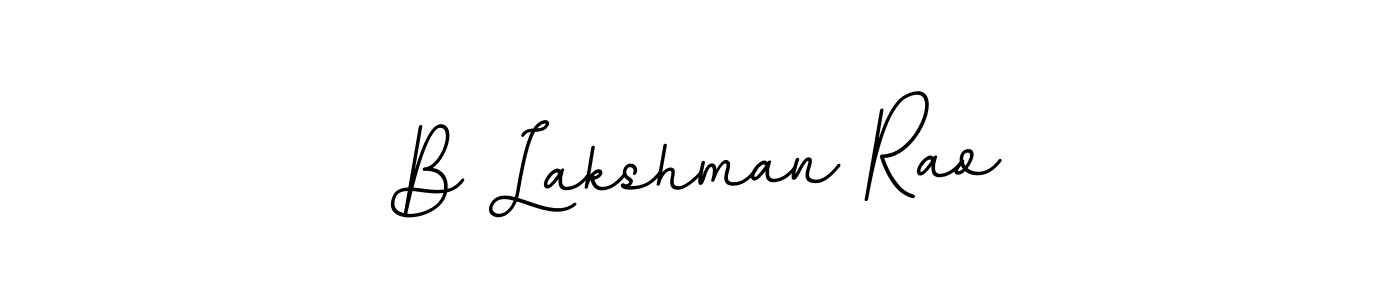 B Lakshman Rao stylish signature style. Best Handwritten Sign (BallpointsItalic-DORy9) for my name. Handwritten Signature Collection Ideas for my name B Lakshman Rao. B Lakshman Rao signature style 11 images and pictures png