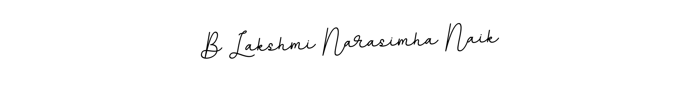 How to make B Lakshmi Narasimha Naik name signature. Use BallpointsItalic-DORy9 style for creating short signs online. This is the latest handwritten sign. B Lakshmi Narasimha Naik signature style 11 images and pictures png