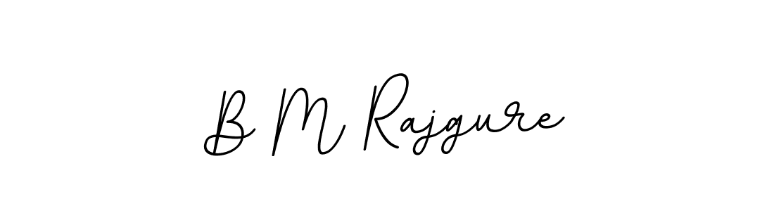 The best way (BallpointsItalic-DORy9) to make a short signature is to pick only two or three words in your name. The name B M Rajgure include a total of six letters. For converting this name. B M Rajgure signature style 11 images and pictures png