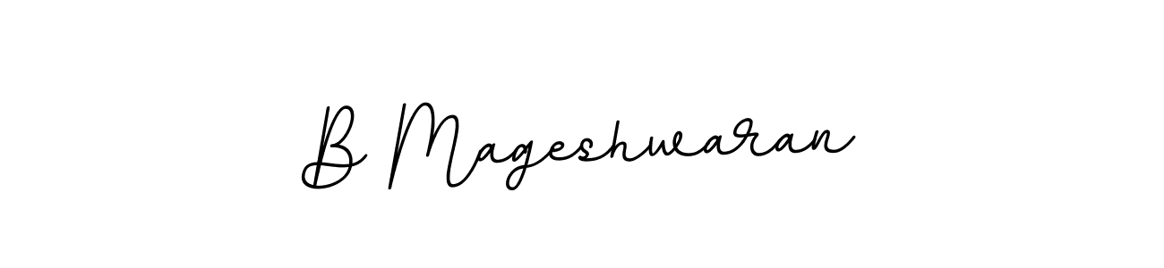 if you are searching for the best signature style for your name B Mageshwaran. so please give up your signature search. here we have designed multiple signature styles  using BallpointsItalic-DORy9. B Mageshwaran signature style 11 images and pictures png