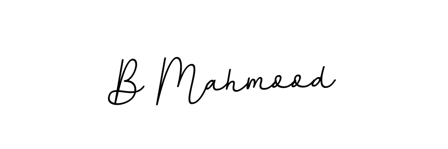 You should practise on your own different ways (BallpointsItalic-DORy9) to write your name (B Mahmood) in signature. don't let someone else do it for you. B Mahmood signature style 11 images and pictures png