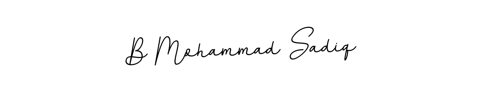 Also You can easily find your signature by using the search form. We will create B Mohammad Sadiq name handwritten signature images for you free of cost using BallpointsItalic-DORy9 sign style. B Mohammad Sadiq signature style 11 images and pictures png