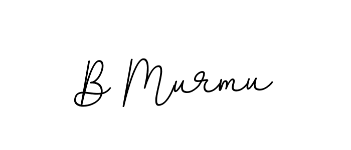 B Murmu stylish signature style. Best Handwritten Sign (BallpointsItalic-DORy9) for my name. Handwritten Signature Collection Ideas for my name B Murmu. B Murmu signature style 11 images and pictures png
