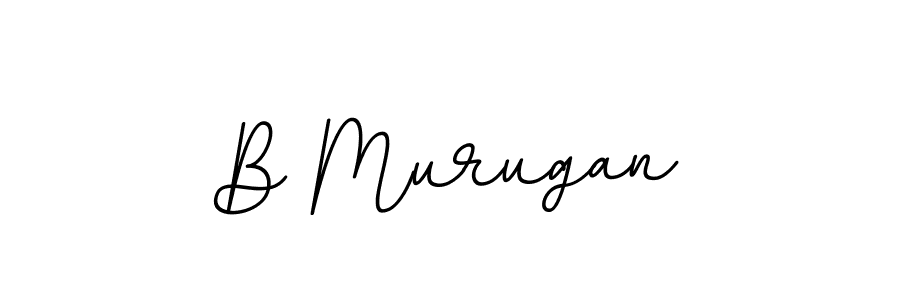 The best way (BallpointsItalic-DORy9) to make a short signature is to pick only two or three words in your name. The name B Murugan include a total of six letters. For converting this name. B Murugan signature style 11 images and pictures png