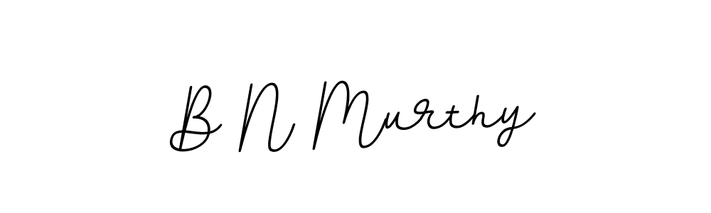 Create a beautiful signature design for name B N Murthy. With this signature (BallpointsItalic-DORy9) fonts, you can make a handwritten signature for free. B N Murthy signature style 11 images and pictures png