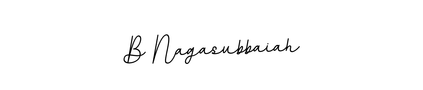 Also You can easily find your signature by using the search form. We will create B Nagasubbaiah name handwritten signature images for you free of cost using BallpointsItalic-DORy9 sign style. B Nagasubbaiah signature style 11 images and pictures png