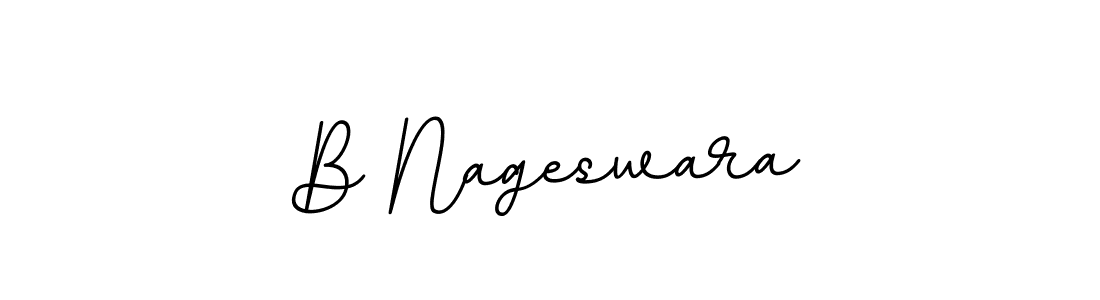 This is the best signature style for the B Nageswara name. Also you like these signature font (BallpointsItalic-DORy9). Mix name signature. B Nageswara signature style 11 images and pictures png