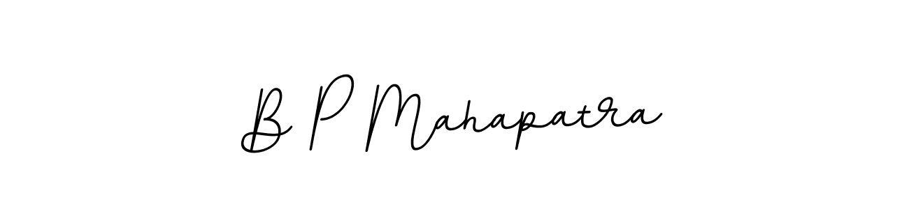 Design your own signature with our free online signature maker. With this signature software, you can create a handwritten (BallpointsItalic-DORy9) signature for name B P Mahapatra. B P Mahapatra signature style 11 images and pictures png