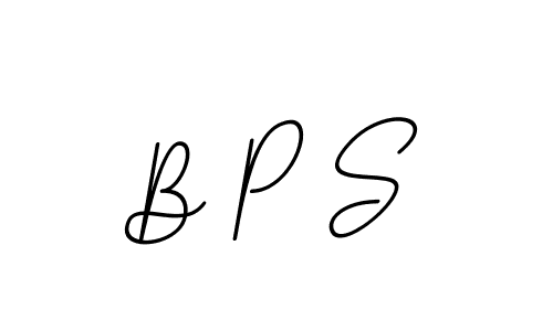 Make a beautiful signature design for name B P S. With this signature (BallpointsItalic-DORy9) style, you can create a handwritten signature for free. B P S signature style 11 images and pictures png