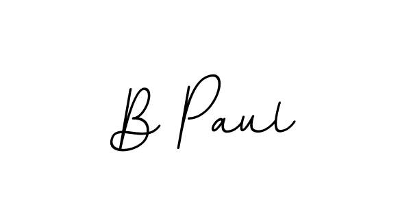 How to make B Paul signature? BallpointsItalic-DORy9 is a professional autograph style. Create handwritten signature for B Paul name. B Paul signature style 11 images and pictures png