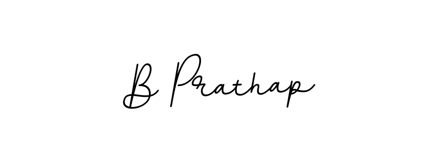 Make a beautiful signature design for name B Prathap. With this signature (BallpointsItalic-DORy9) style, you can create a handwritten signature for free. B Prathap signature style 11 images and pictures png