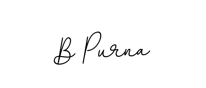 Best and Professional Signature Style for B Purna. BallpointsItalic-DORy9 Best Signature Style Collection. B Purna signature style 11 images and pictures png