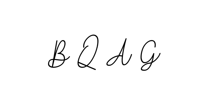 if you are searching for the best signature style for your name B Q A G. so please give up your signature search. here we have designed multiple signature styles  using BallpointsItalic-DORy9. B Q A G signature style 11 images and pictures png