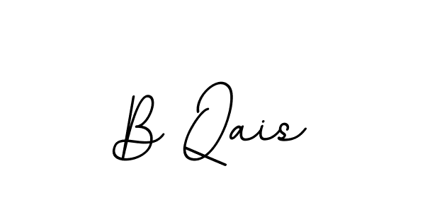 Use a signature maker to create a handwritten signature online. With this signature software, you can design (BallpointsItalic-DORy9) your own signature for name B Qais. B Qais signature style 11 images and pictures png