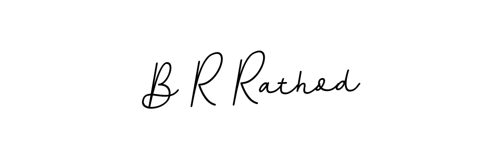 B R Rathod stylish signature style. Best Handwritten Sign (BallpointsItalic-DORy9) for my name. Handwritten Signature Collection Ideas for my name B R Rathod. B R Rathod signature style 11 images and pictures png