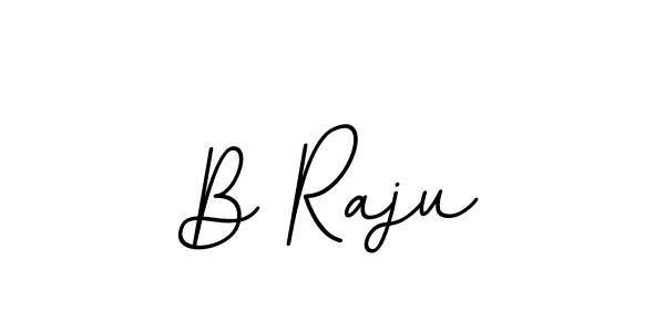 The best way (BallpointsItalic-DORy9) to make a short signature is to pick only two or three words in your name. The name B Raju include a total of six letters. For converting this name. B Raju signature style 11 images and pictures png