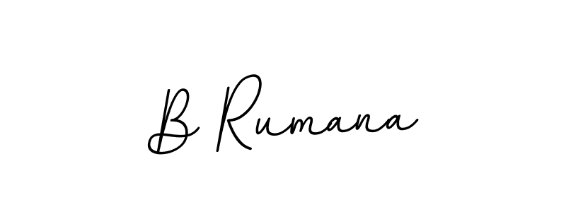 B Rumana stylish signature style. Best Handwritten Sign (BallpointsItalic-DORy9) for my name. Handwritten Signature Collection Ideas for my name B Rumana. B Rumana signature style 11 images and pictures png
