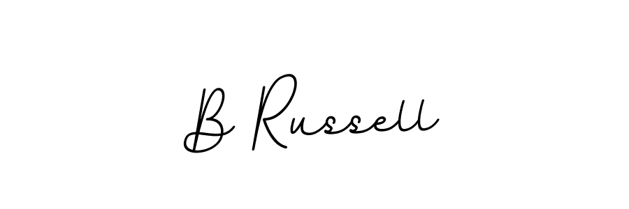 How to make B Russell signature? BallpointsItalic-DORy9 is a professional autograph style. Create handwritten signature for B Russell name. B Russell signature style 11 images and pictures png